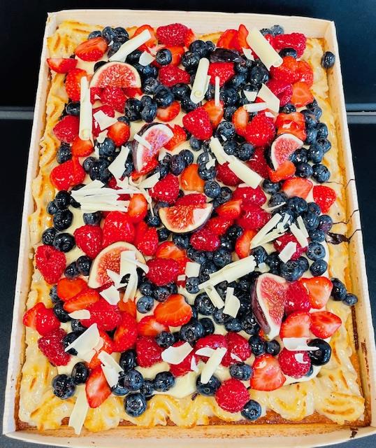 Stor Frugttærte 20 personer